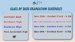LCSD 2025 Graduation Schedules 